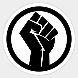 Freedom Raised Fist Classic Sticker